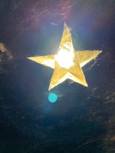 Star on Ceiling in Cave