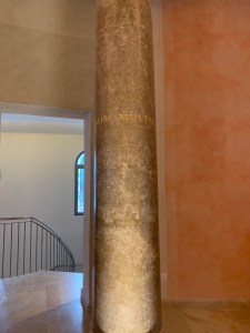 Column in Women's Atrium, Duc In Altum, Magdala